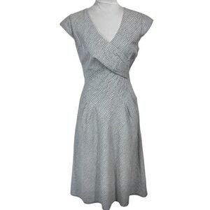 Pendleton‎ Retro Sheath Dress Size 6 Seersucker Cotton Rockabilly Preppy Casual